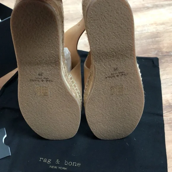 rag & bone Calla Espadrille Wedge Size 39 NWT - Picture 13 of 14